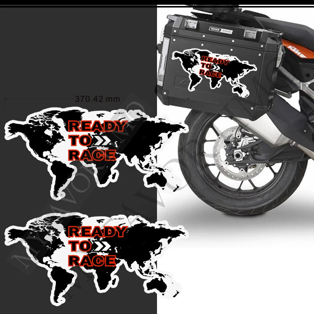 Motocicleta para ktm 250 390 1050 1090 1190 1290 1390 s r super aventura adv tronco casos de bagagem panniers alumínio pvc adesivos