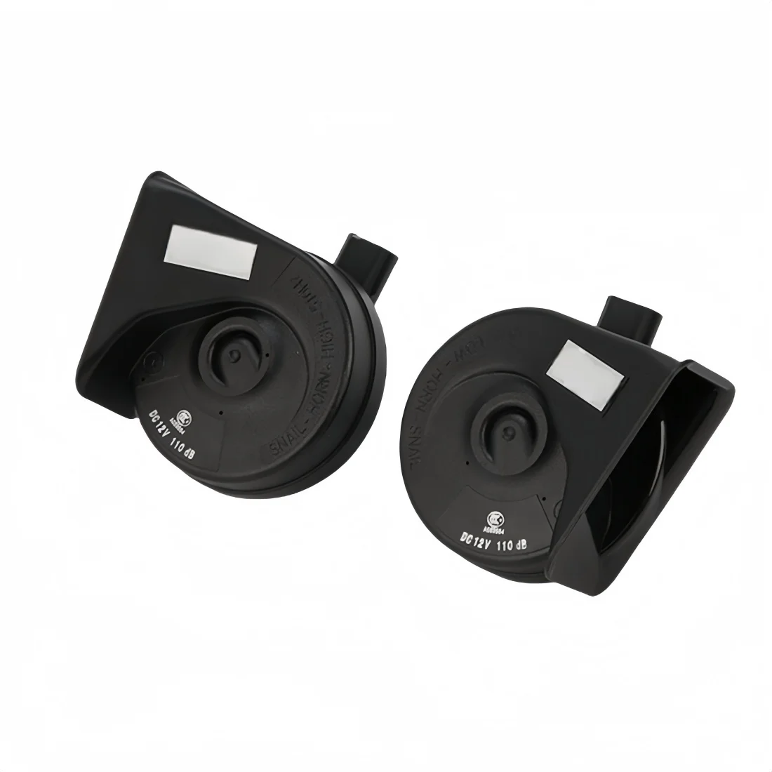 1 Pair 12V 110dB Car Snail Horn Car Speakers Tweeter High Bass Waterproof  With Wiring Harness For Hyundai For JAC For KIA