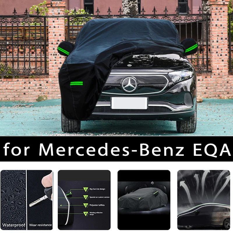 

For Mercedes-Benz EQA Outdoor Protection Full Car Covers Snow Cover Sunshade Waterproof Dustproof Exterior Car accessories