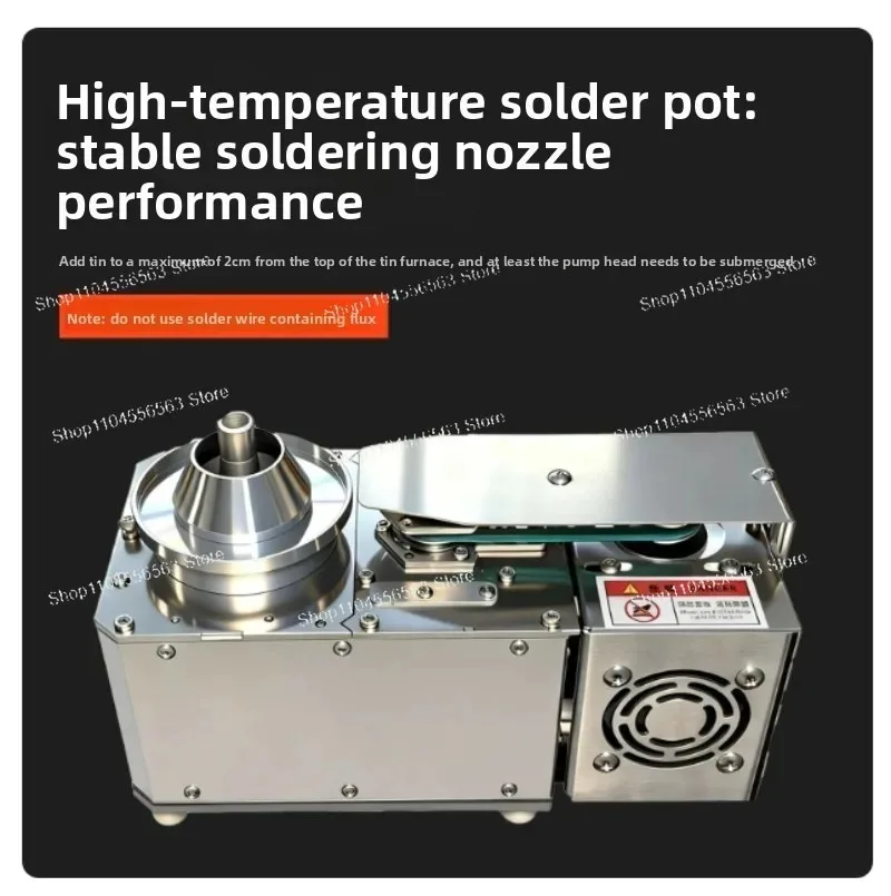 BF06 Micro Mini Selective Wave Soldering Machine, Jet‑type Wave Tin Spraying Furnace for Selective Soldering Process
