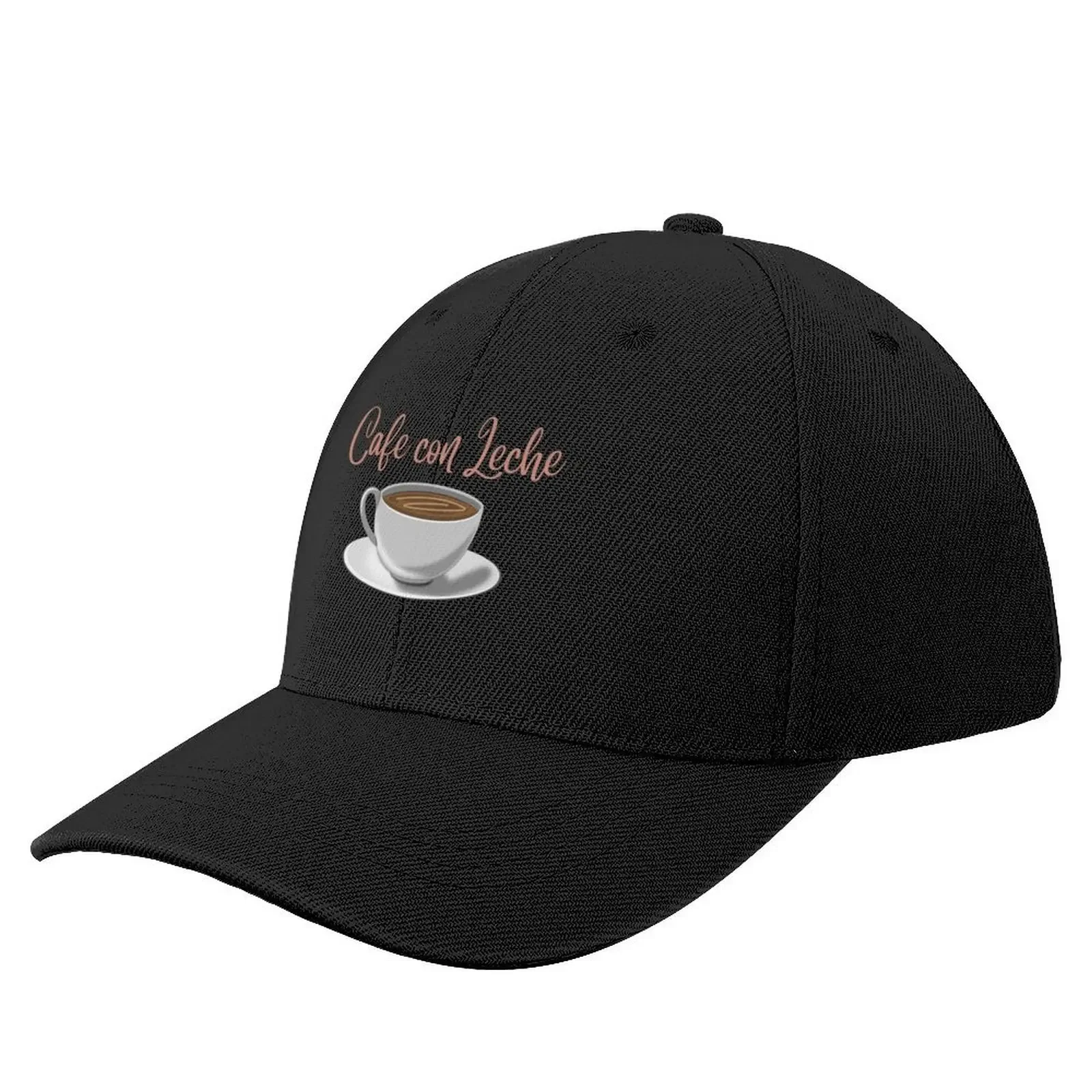

Cafe con Leche Baseball Cap Thermal Visor Mountaineering Icon Men's Baseball Women's
