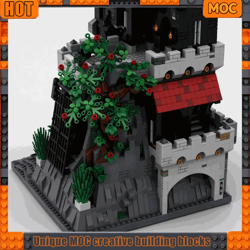 4821PCS Medieval Dragon Fortress Model Building Blocks Modular Street View Series Custom Puzzle DIY Assembly Toy Gift For Boys