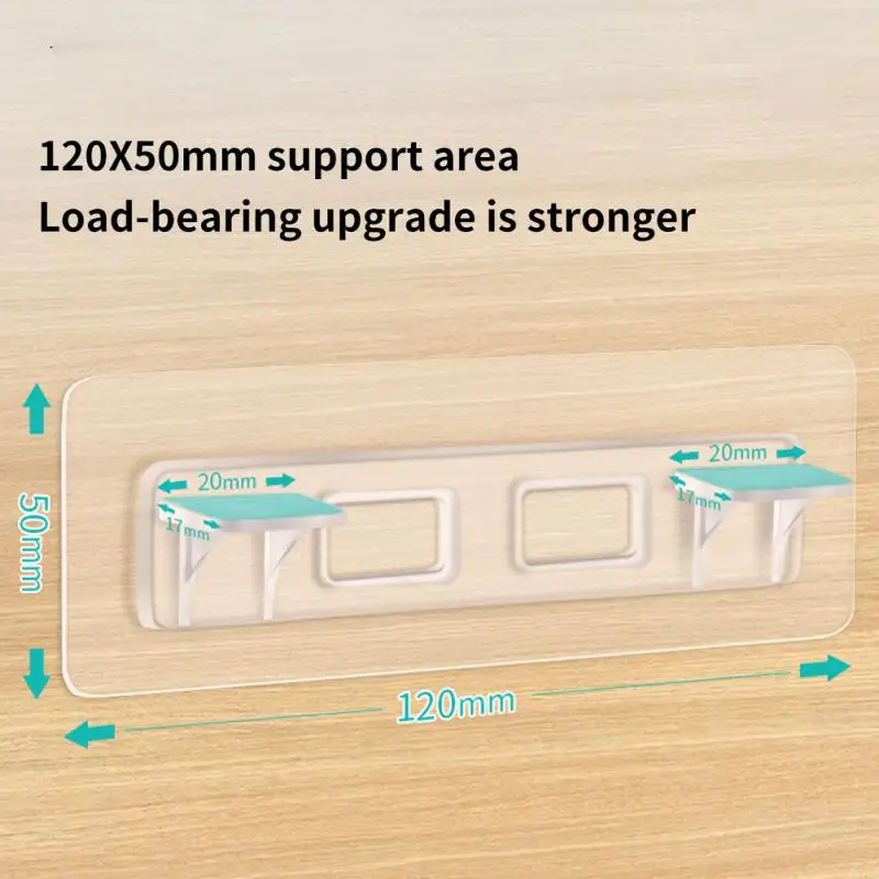 Lengthen Shelf Support Pegs Transparent Supports Closet Cabinet Holder Self Adhesive Wardrobe Shelf Holder Home Accessories