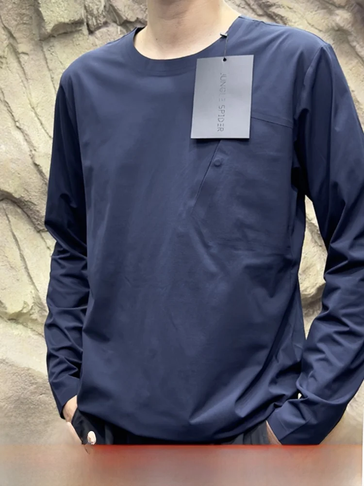 

Outdoor Men's Long Sve T-irt Comfortable Breathable Functional Spring Autumn Seasonal Pred Glue kets Sports Top