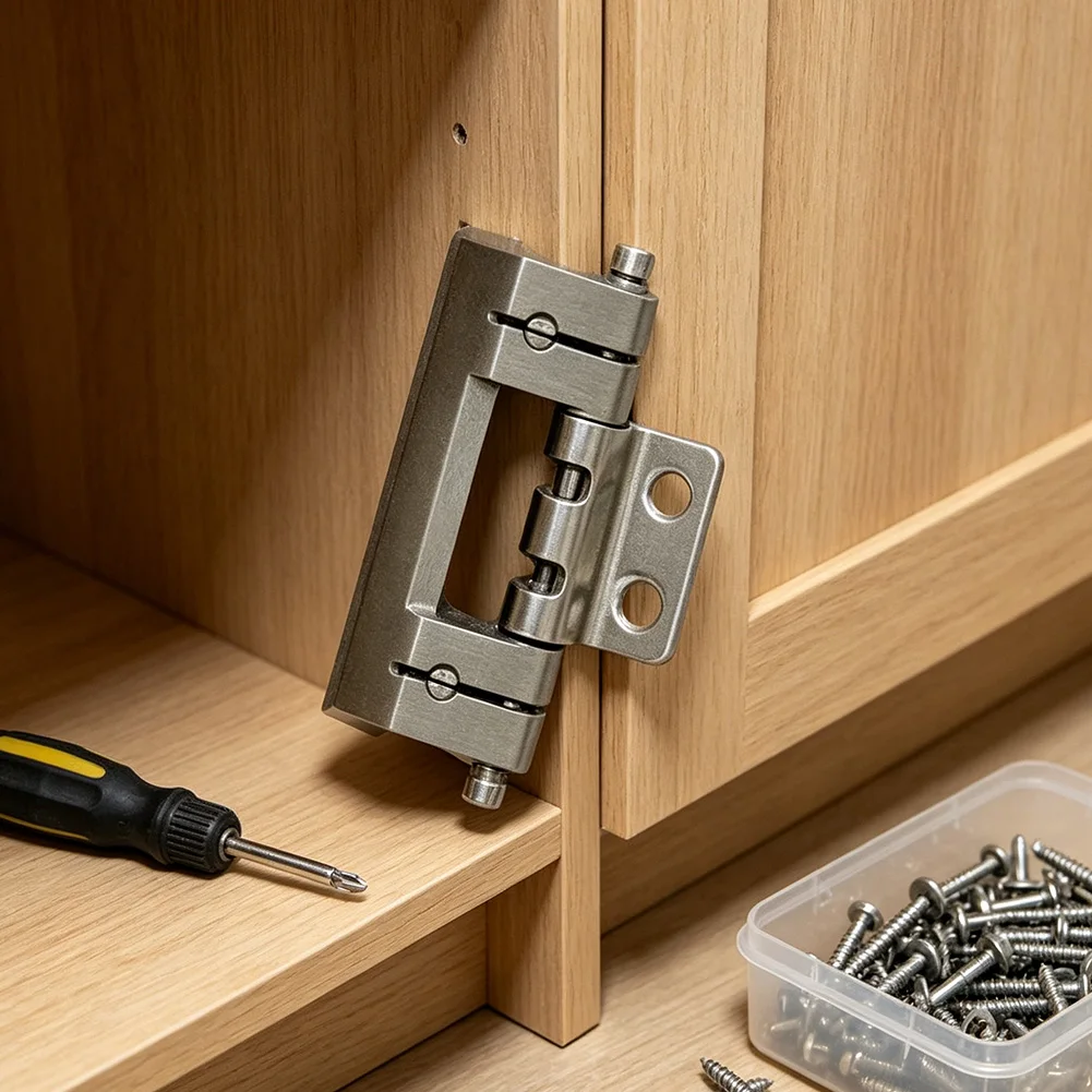 304 Stainless‑Steel Dismountable Lift‑off Hinge, Rust‑proof Hardware Accessory For Electric Box, Control Cabinet And Equipment