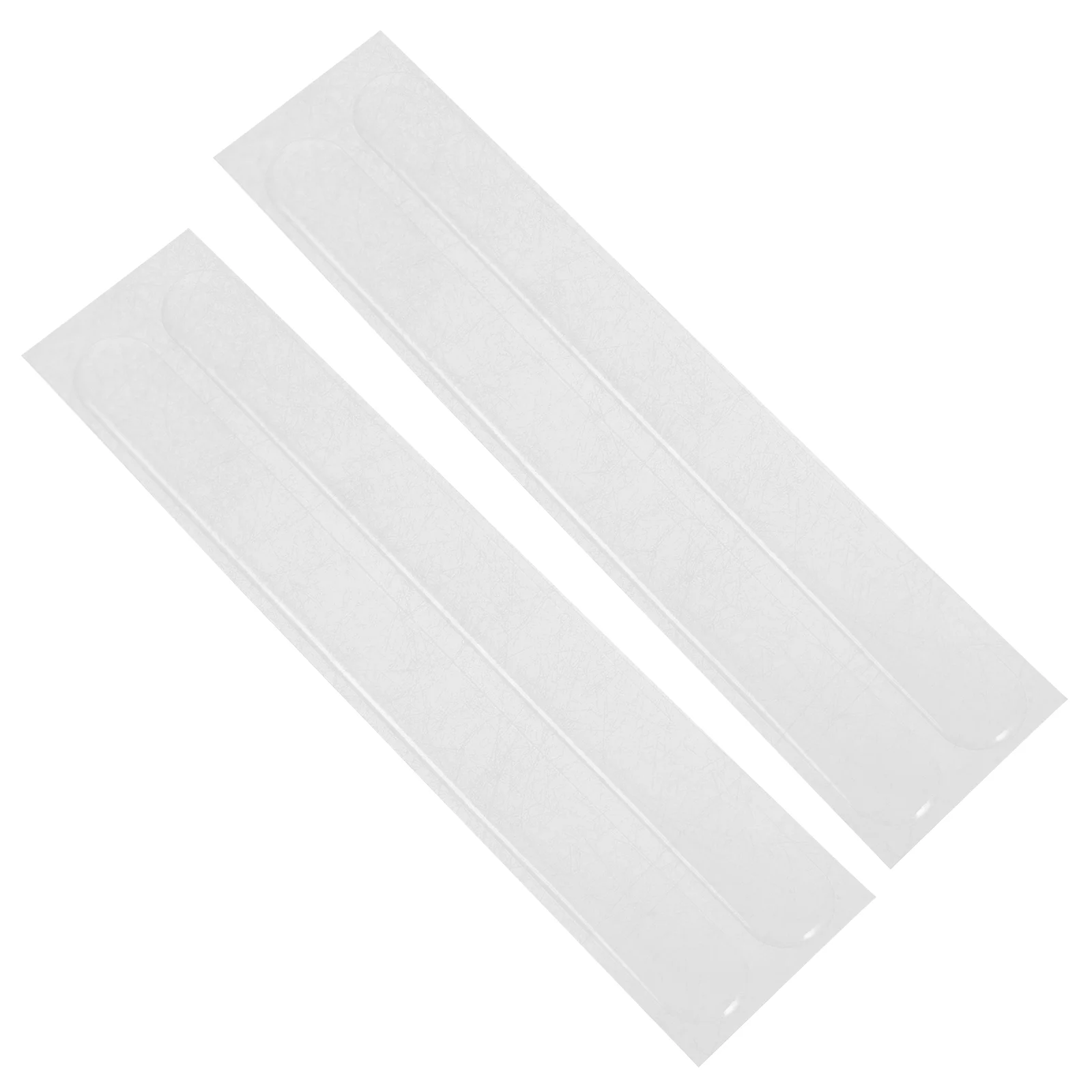 2 Pcs Bumper Strip Door Side Protectors Bumpers Safety Mask Car Bumping Silica Gel Adhesive Guard The Cars