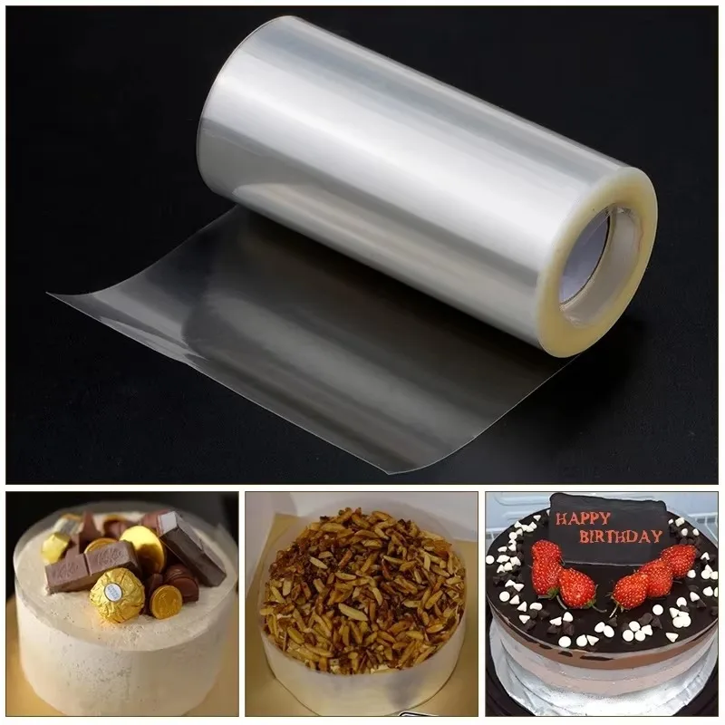 

Kitchen Bakeware Acetate Film for Cake Decor Transparent Cake Surround Film Mousse Sheets Surrounding Edge DIY Cake Collar