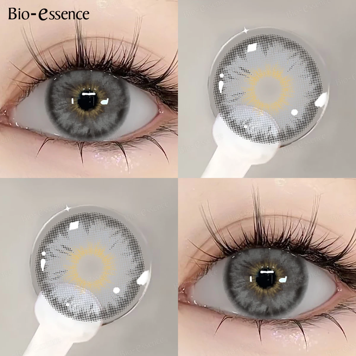 Bio-essence 1 Pair Color Contact Lenses for Eyes Natural Brown Lenses Beauty Fashion Red lense Blue Lenses Green Eye Contact