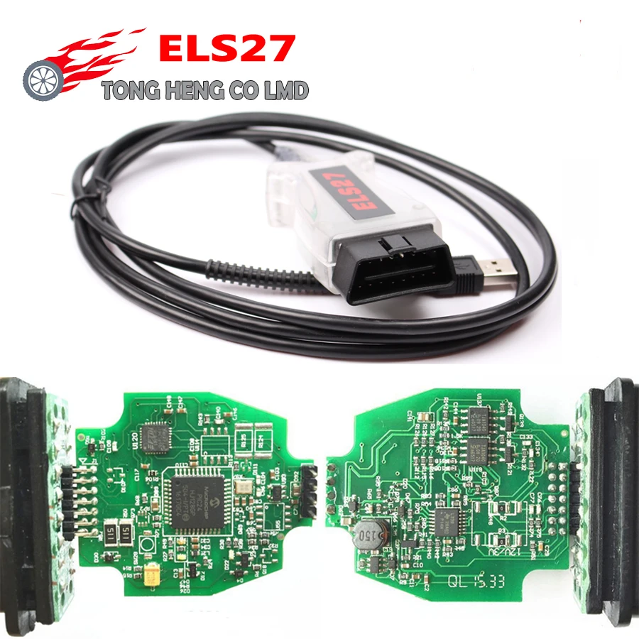 

High Quality ELS27 FORScan Scanner V2.3.8 for F-ord/M-azda/L-incoln/M-ercury Vehicles ELS 27 OBD2 Diagnostic Cable