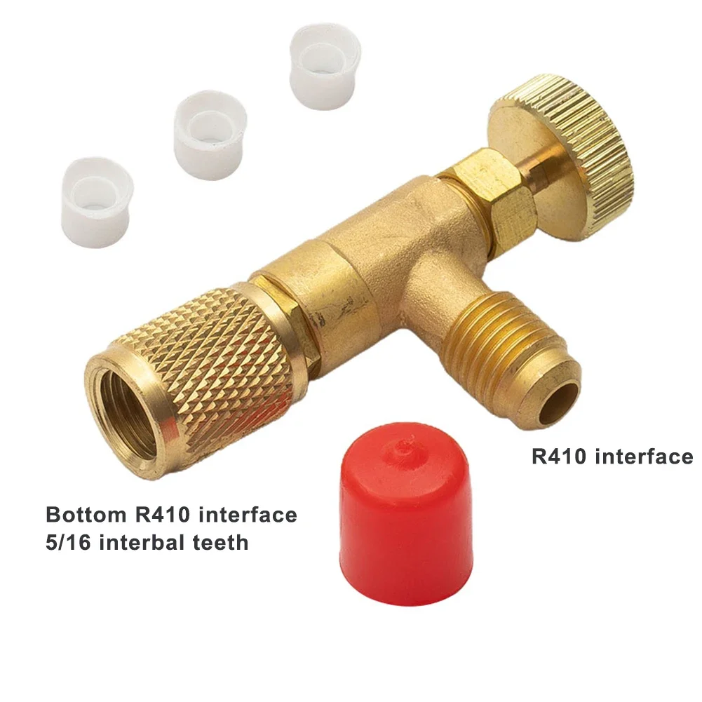 1PCS Refrigeration Charging Air Conditioning Adapter For R410 R22 1/4