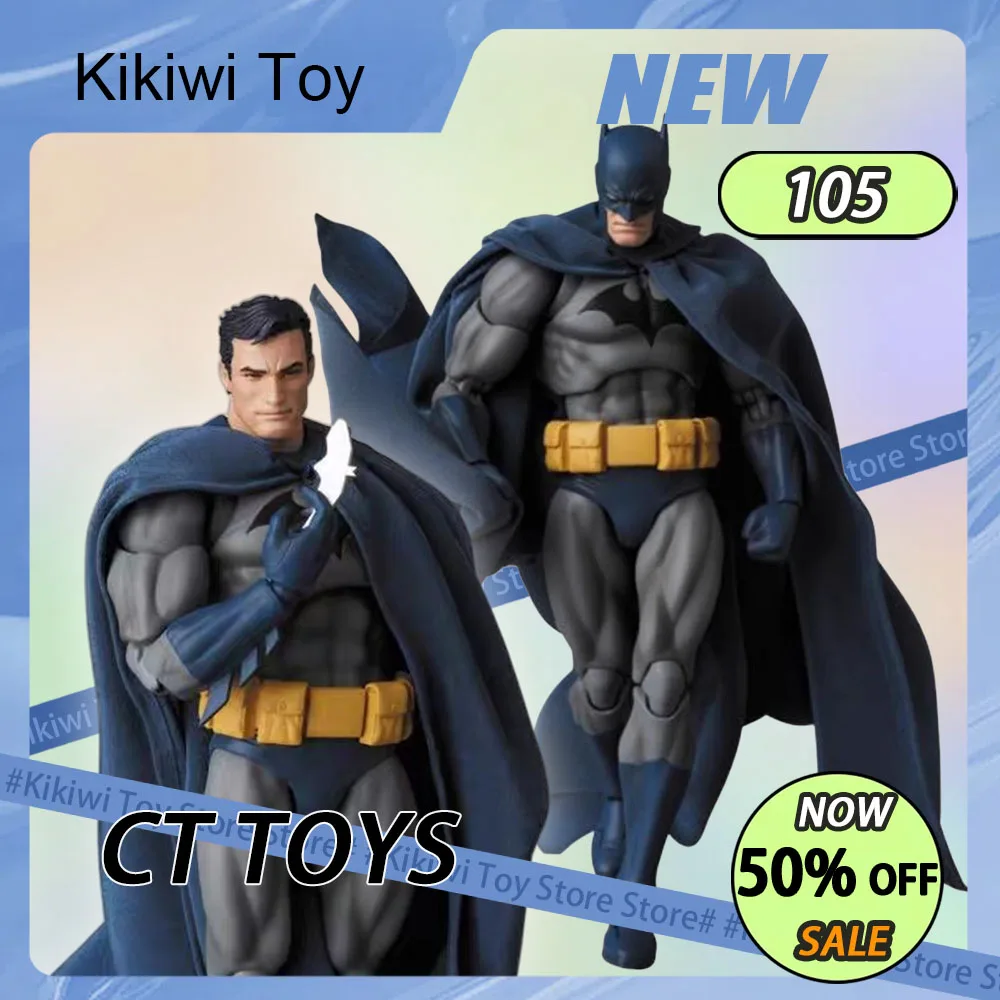 

Новые горячие игрушки CT Mafex 105, фигурка Бэтмена, синяя версия, черная версия, Dc, фигурка Бэтмена, аниме, коллекция, модель, подарки
