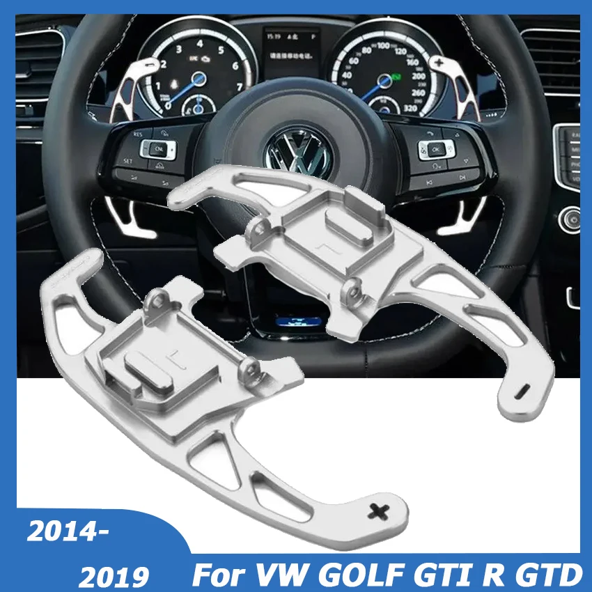 

Для VW GOLF MK7 GTI R GTD GTE 7 2014-2019 комплект удлинителей для внутреннего рулевого колеса DSG Gear Shifter Paddle, автомобильные аксессуары