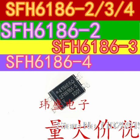 

(20PCS/LOT) SFH6186-5T SFH6186 SFH618-3 SFH618-1 -2-3-4 SOP-4