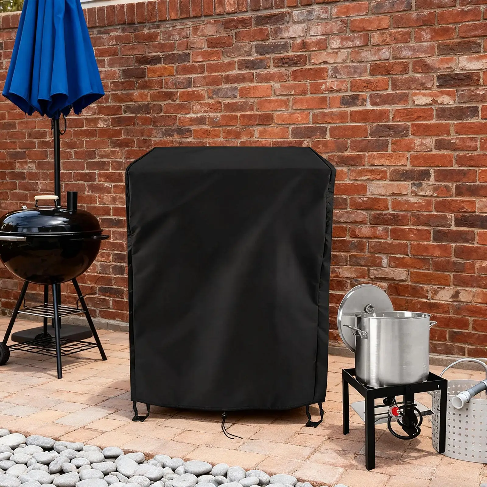 

Крышка газового гриля, износостойкая ткань Оксфорд, защита гриля для барбекю, ветрозащитный чехол для барбекю