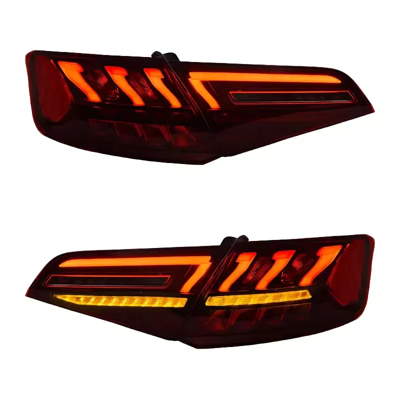

1 Unit A3 2013-2019 LED Car Lights Dynamic Signal Tail Light Animation Rear Stop Brake Reverse Accessories Red Lens Color