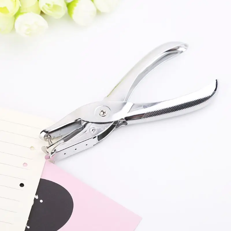 School Office Metal Single Hole Puncher Hand Paper Scrapbooking Punches 6