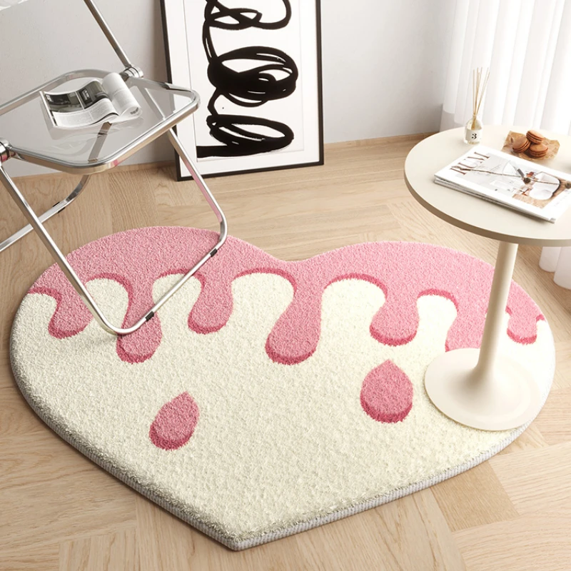 Carpet for Living Room Cute Cartoon Soft Home Decoration Cloakroom Bedroom Plush Mat Large Area IG Non-slip Fluffy Rug ковер 러그