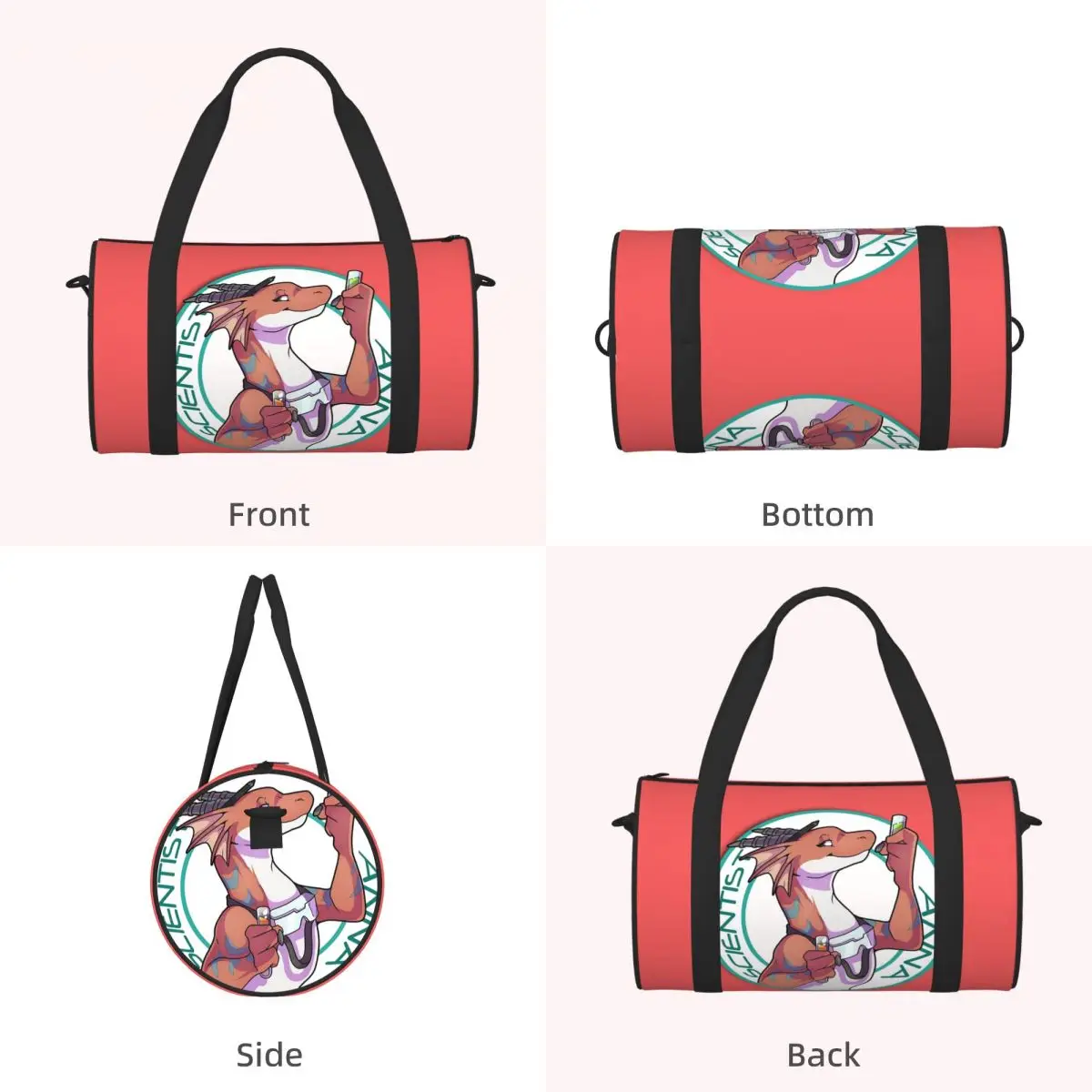 Scientist Anna From Angels With Scaly Wings Luggage Bag Multi-Functional Duffle Tote Bag Handbags Gym Bags Fitness
