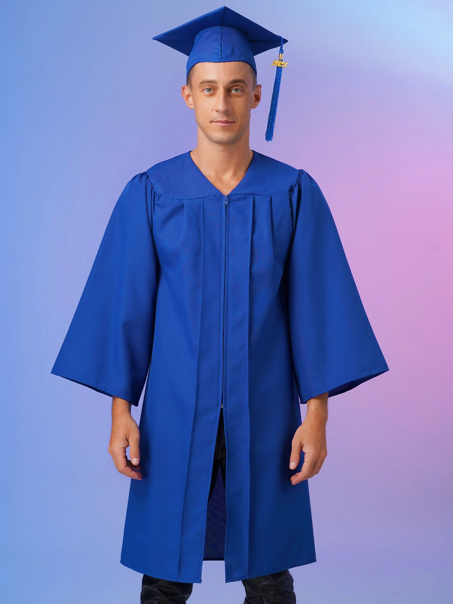 Uniforme scolaire unisexe imbibé, costume de cosplay d'Halloween, robe de graduation, robe de célibataire, ensemble uniforme de graduation universitaire