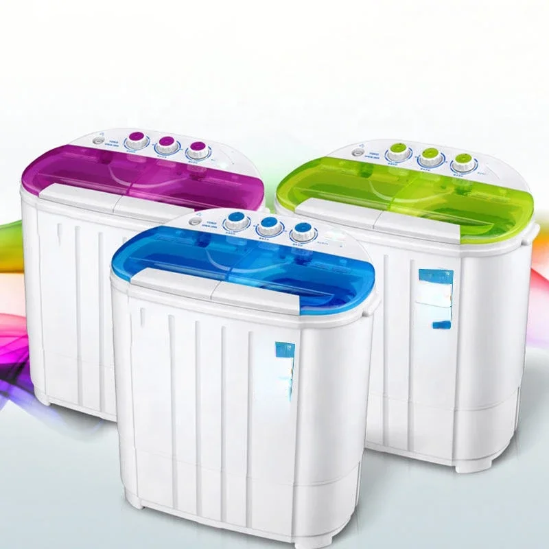 Hot sales Double barrel semi-automatic small washing machine, baby clothes cleaning and dehydration washing machine