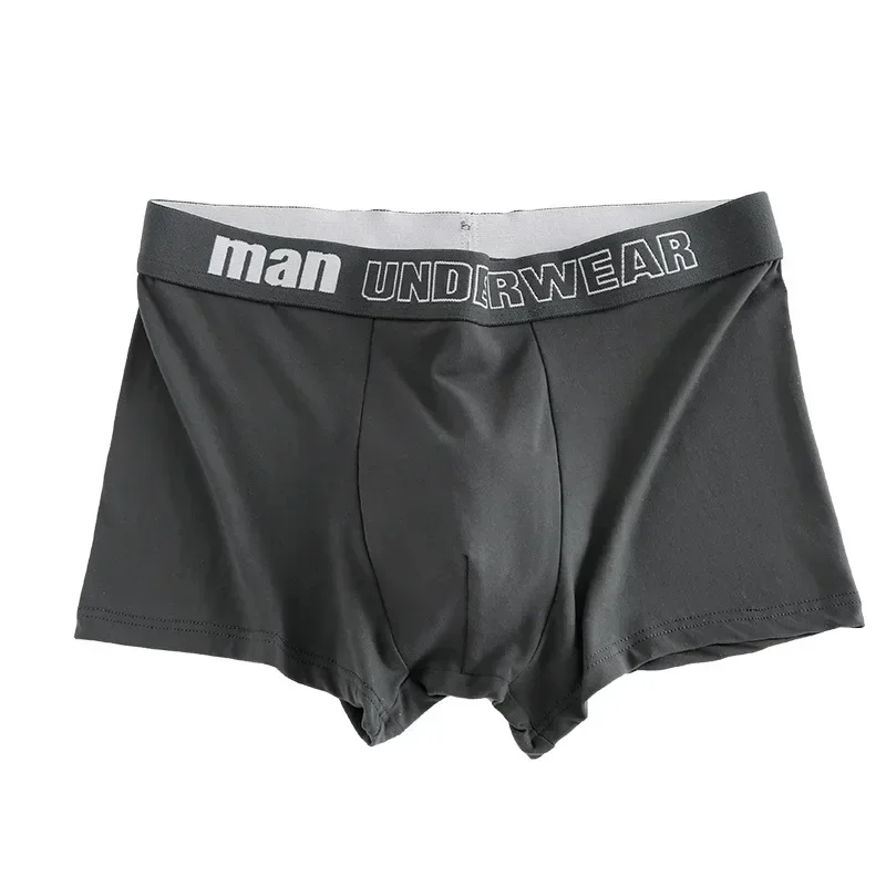 Mann Unterwäsche Fashion Solid Baumwolle Atmungsaktivem Boxer männer Unterhosen Männlichen Brief Gedruckt Höschen Shorts Dessous