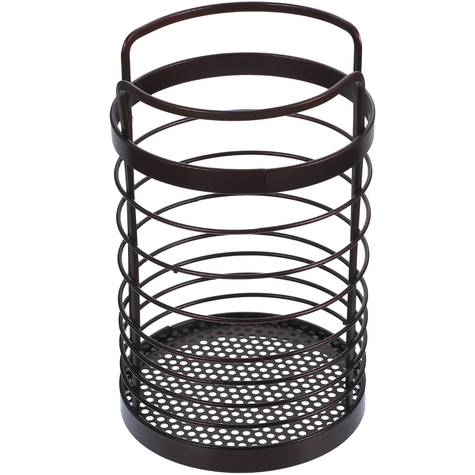 

Sturdy Metal Chopstick Organizer Utensil Holder Desktop Spoon Draining Container Cutlery Box Kitchen Supplies Storage Rack
