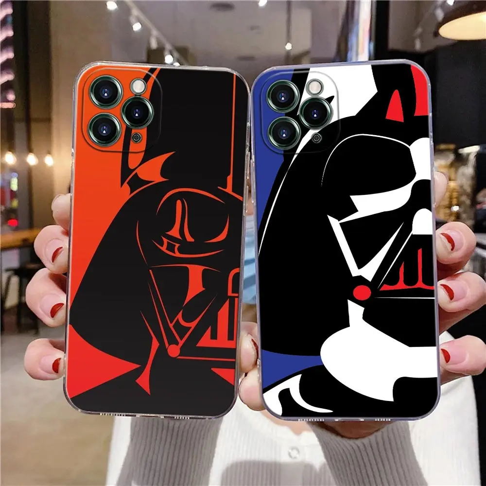 Cool S-STARWARS Clear Case For iPhone 16 15 14 13 12 11 Pro Max Mini Xs XR X 7 8 Plus 6 Cover For iphone 15 16 Pro Case Silicone