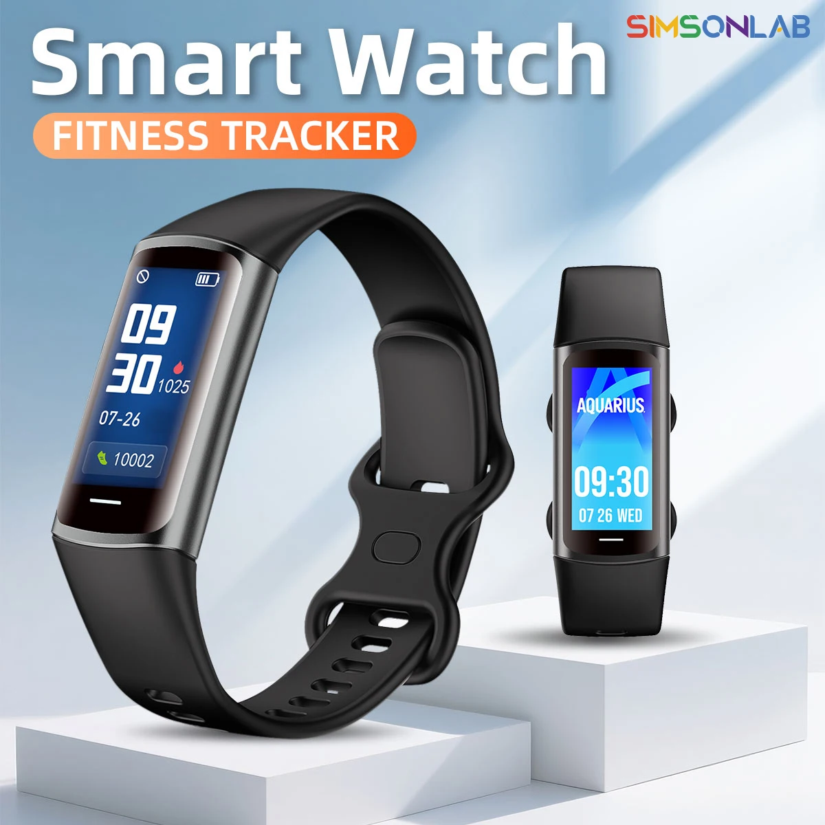 

2025 Sport Smart Bracelet Fitness Tracker For Man Women Waterproof Sport Tracker Health Monitoring Smart Watch For Android IOS
