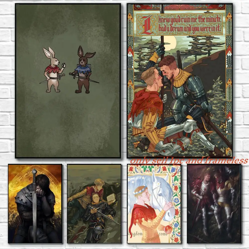 Medieval Adventure Game K-Kingdom Come Deliverance Room Wall Art Decor Waterproof Poster For Home Bar Bedroom Decoration Gift