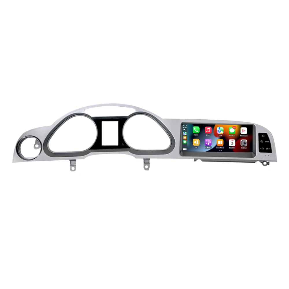8,8-calowe radio samochodowe do Audi A6 C6 Q7, rocznik 2009–2016, z funkcją bezprzewodowego Carplay, Android Auto, Bluetooth, odtwarzaniem muzyki, podłączaniem kamery cofania i obsługą multimediów. — 2