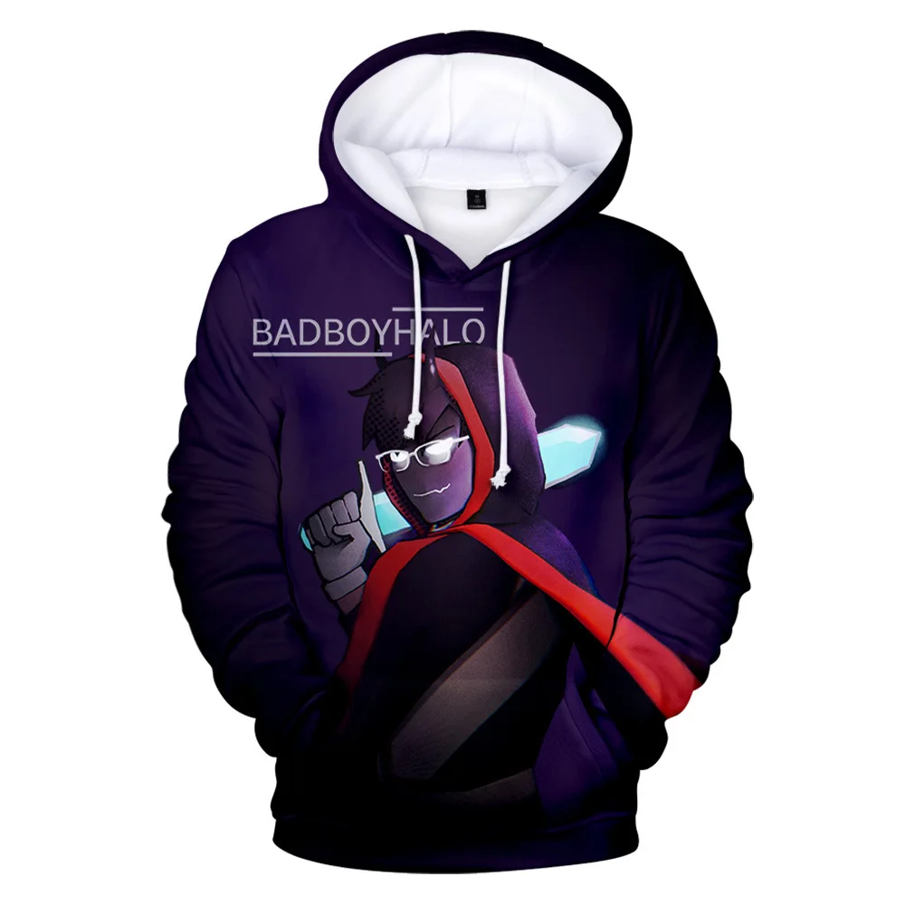 Anime badboyhalo hoodies moletom com capuz casual 3d impressão filme pulôver clássico anime hoodies cosplay roupas