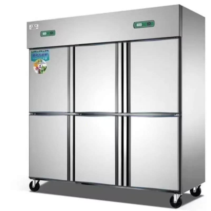 Commercial 2 4 6 Doors Cooling Supermarket Horizontal Meat Kitchen Refrigerators Freezers