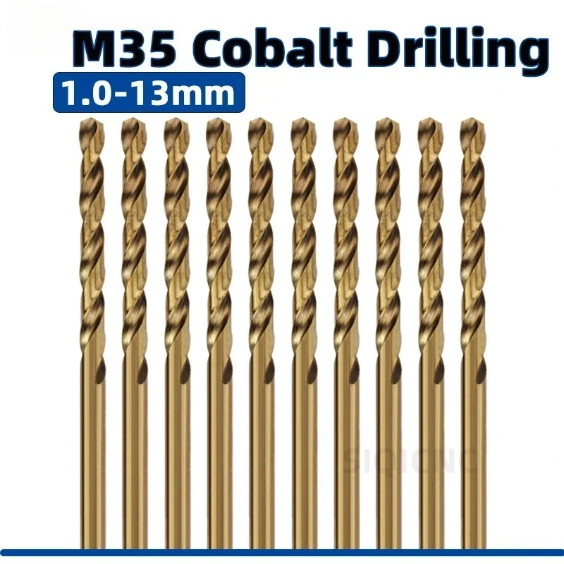 1 مللي متر-13 مللي متر الكوبالت Hss الحفر M35 للحفر الفولاذ المقاوم للصدأ المعادن الحفر الكهربائية دليل الحفر مغزل