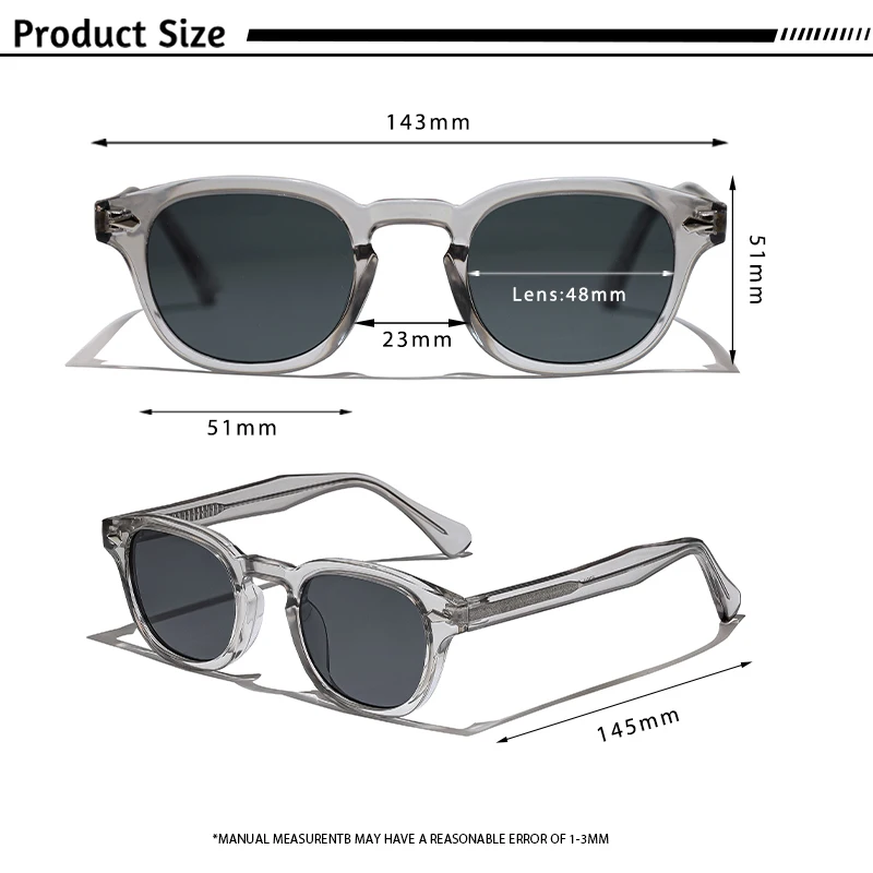 HBK Retro Runde Männer Sonnenbrille Punk Propionsäure Pin Tempel Luxus Sonnenbrille Frauen Sport Freizeit Party Brillen UV400