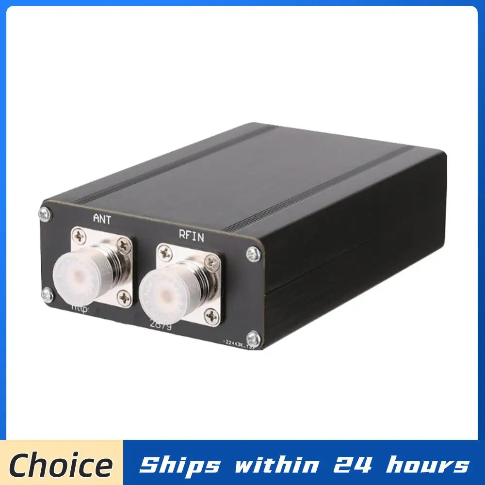 

1.8-50MHz Mini Automatic Antenna Tuner 0.91inch OLED Display by N7DDC 7x7 3.2 Firmware Programmed with Housing Assembled