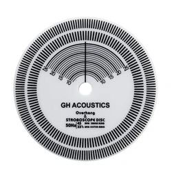 Accurate Vinyl Phono Speed Test Disc Adjustment Tool for LP Vinyl Record Lovers Speed Test Calibration