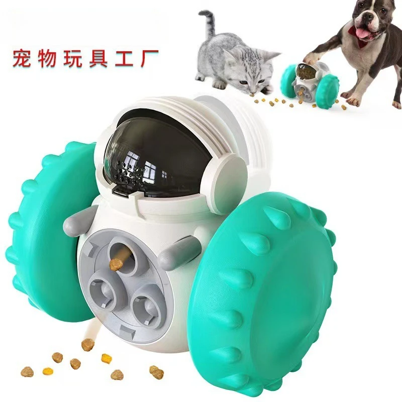 

2026 New Pet Balance Car Slow Feeder Toy Interactive Treat Dispenser Puzzle Toy for Dogs Cats Anti-Overturn & Anxiety Relief
