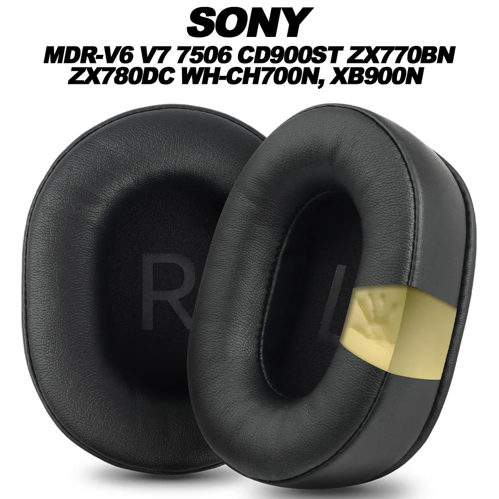 Nakładki na słuchawki do Sony MDR-V6 V7 7506 CD900ST ZX770BN ZX780DC WH-CH700N, XB900N wymienne nauszniki osłony pamięci gąbka