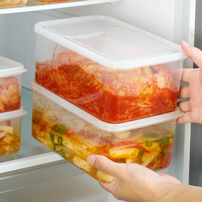 

Preservation ade Fermented Food Storage Box Refrigerator Cold Storage Container with Lid for Kimchi And Hot Piled Cabbage