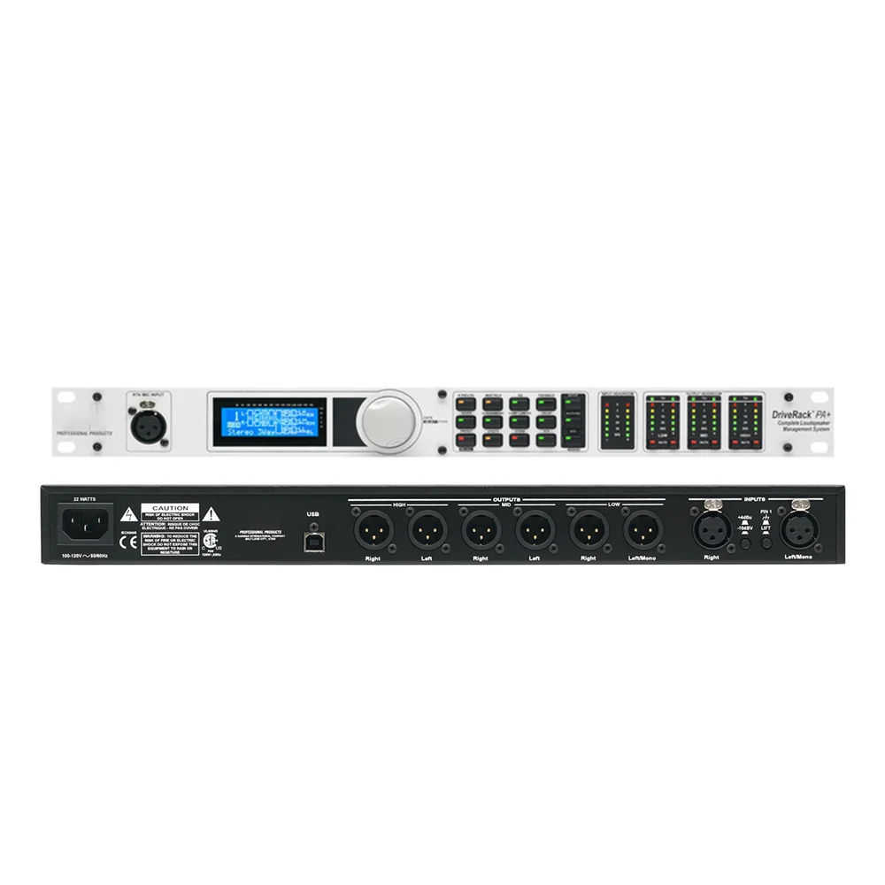 Procesador de audio digital profesional PA+ de alta calidad para sistema de equipo de sonido de escenario profesional