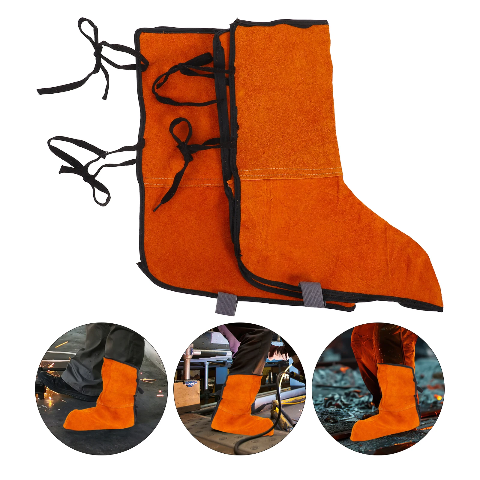 

2Pcs Welding Shoe Covers Welder Protective Foot Covers Heat Resistant Welding Boot Gaiters