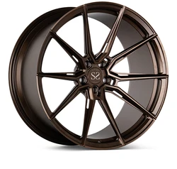 Monoblock 1 Piece Vossen Design Forged Rims 17 18 19 20 21 22 24inch Gloss Black For Luxury Car Wheels