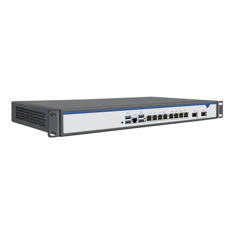 B760 Soft Routing 1U Rack-mounted Industrial Computer 19-inch 2.5G Optical Port 10G Server I7-14700