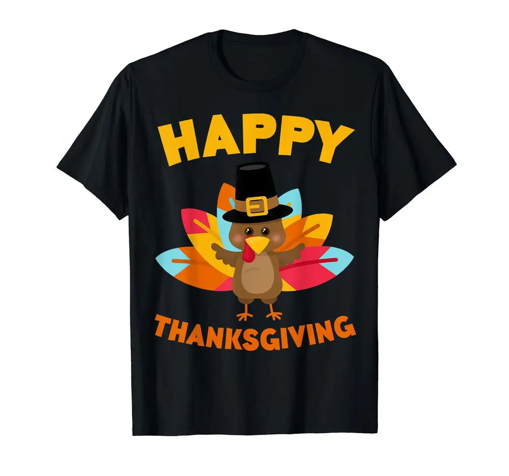 

2023 Happy Thanksgiving T-Shirt Turkey Day Shirt T-Shirt Anime Graphic T-shirts High Quality 100%Cotton Short Sleeve