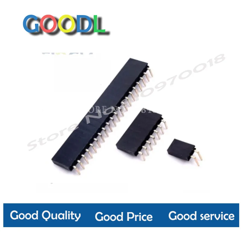 10PCS 1X/2/3/4/5/6/8/10/40 PIN Single Row Right Angle FEMALE PIN HEADER 2.54MM PITCH Strip Connector Socket 3p/4p/6p/8p/20p/40p