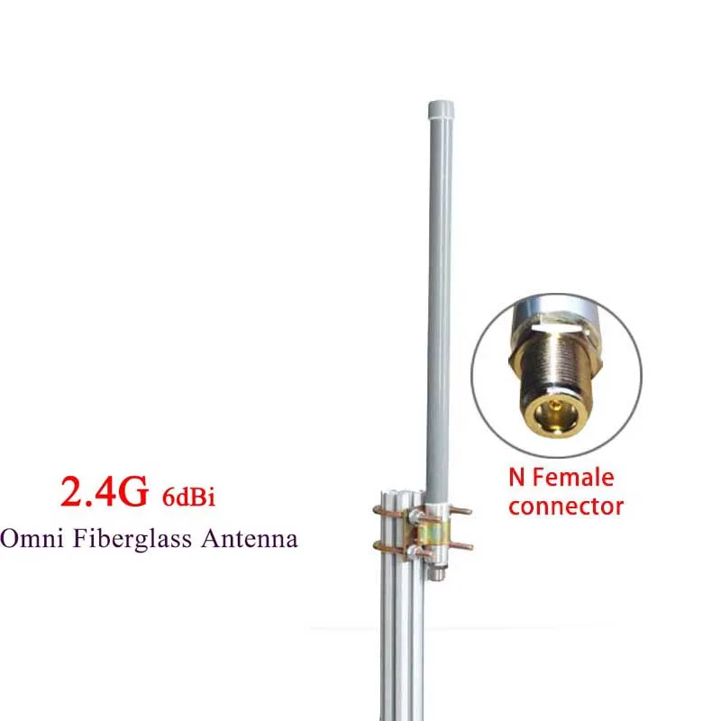 Omni fiberglass base station antenna, outdoor roof monitoring system, wireless signal coverage router, 2.4g