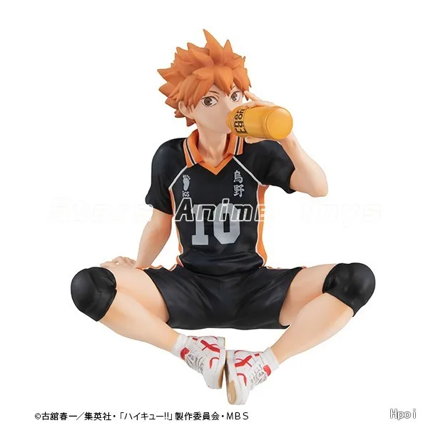 Série MegaHouse GEM original Haikyuu!! Hinata Shoyo na mão Figuras de anime coleção modelo de ornamentos