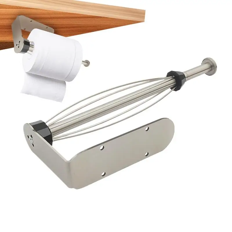 Paper Towel Rack Damping Wall Mount Paper Towel Rack Under Cabinet Paper Towel Bar Multipurpose Paper Towel Rack For Bathroom