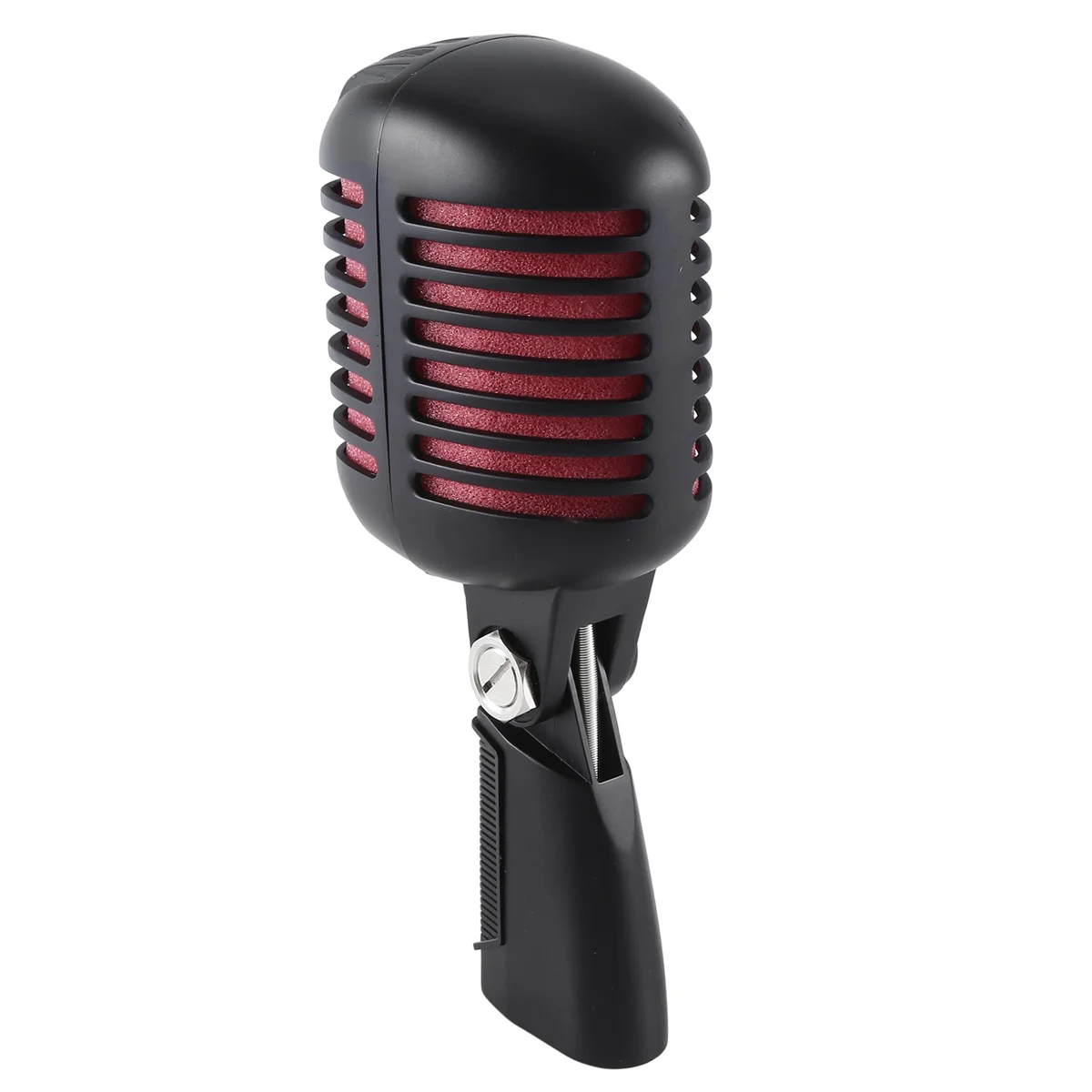 ABJG-Professional Classic Retro Dynamic Vocal Microphone,Metal Swing Mic สําหรับ Live