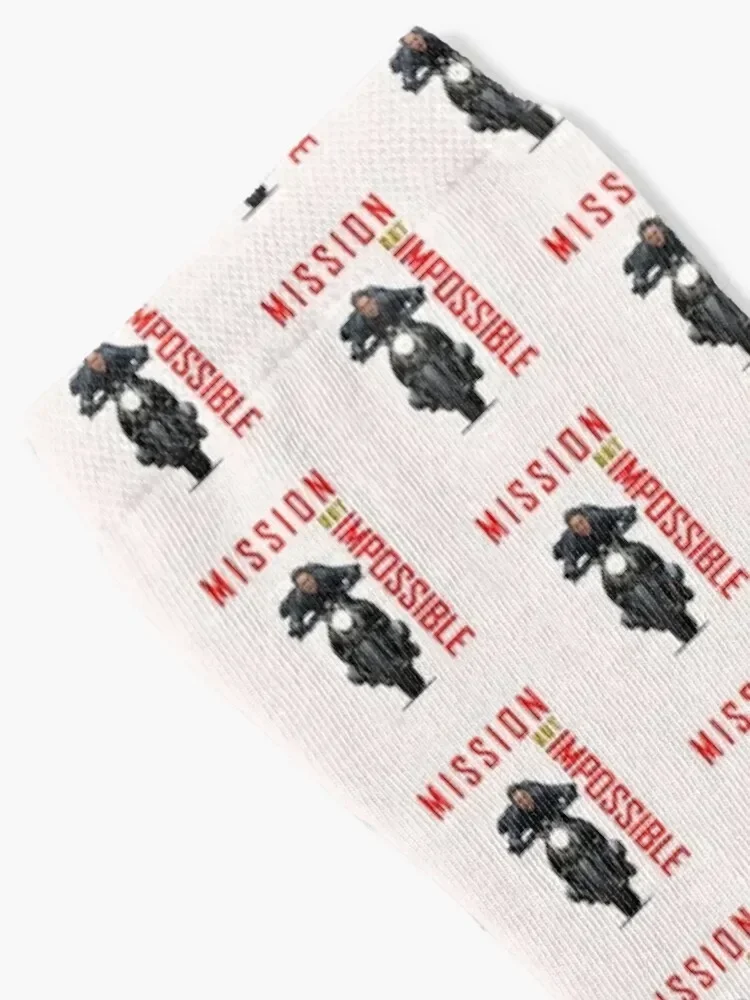 Mission Not Impossible Cool Design Socks compression christmas gift Climbing Socks For Men Women's